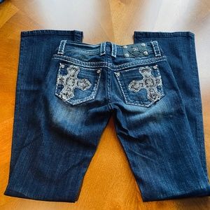 MISS ME cross pocket jeans tall/long